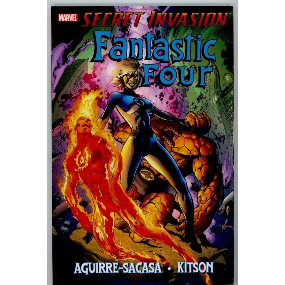 SECRET INVASION FANTASTIC FOUR TRADE PAPERBACK, Collects 6 comics, ©2009